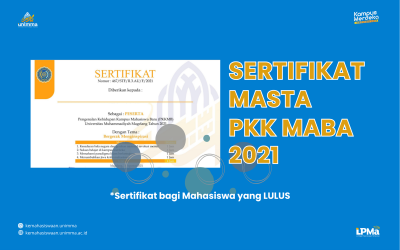 Sertifikat PKK MABA 2021