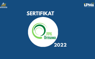 Sertifikat PPK Ormawa 2022