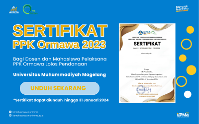 Sertifikat PPK Ormawa 2023
