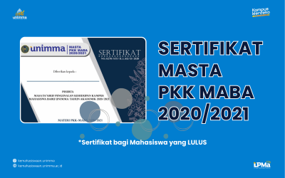 Sertifikat PKK MABA 2020