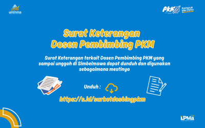 Surat Keterangan Dosen Pembimbing PKM