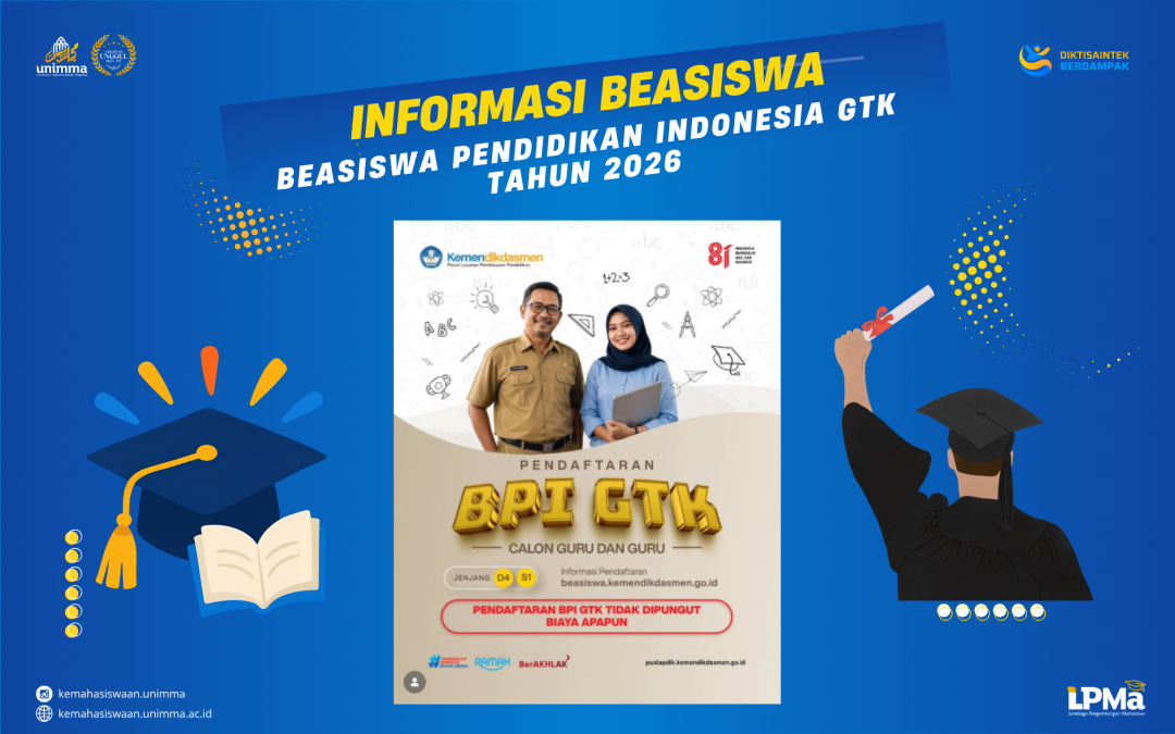 Informasi Pendaftaran Beasiswa Pendidikan Indonesia untuk Guru dan Calon Guru (BPI GTK) 2026